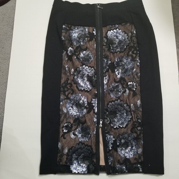 BCBG MaxAzria Pencil Skirt, Sequins Size S, like new - Picture 12 of 15